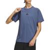 Adidas T Shirts Men's Sky Blue Crew Neck Moderate Straight Fit IT3938