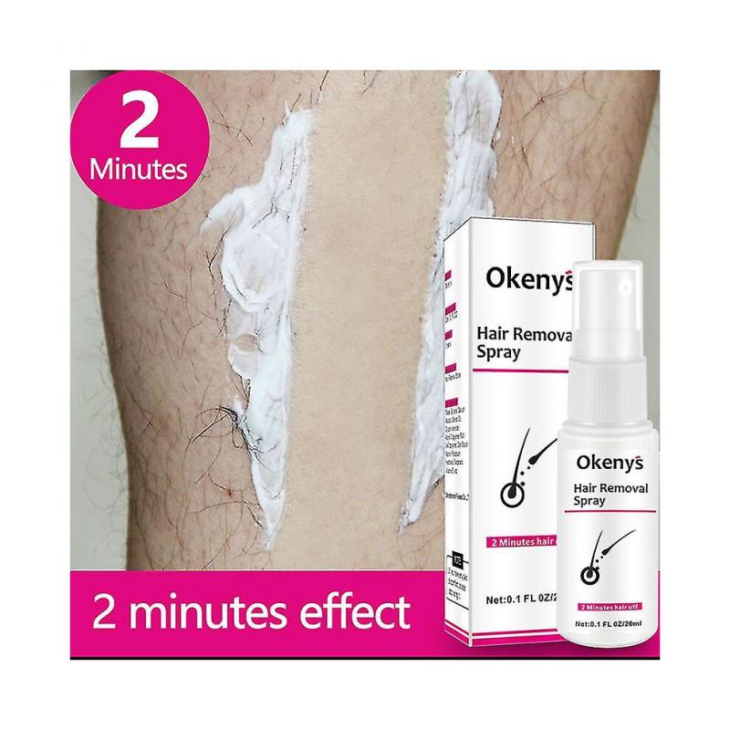 3 pcs New Permanent Hair Removal Spray Stop Hair Growth Painless Natural For Men Women