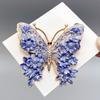 Women Brooch Flower Decor Butterflies Pin Sweaters Collars Shape Brooch Hats Bags Coats Scarves Versatile Accessory