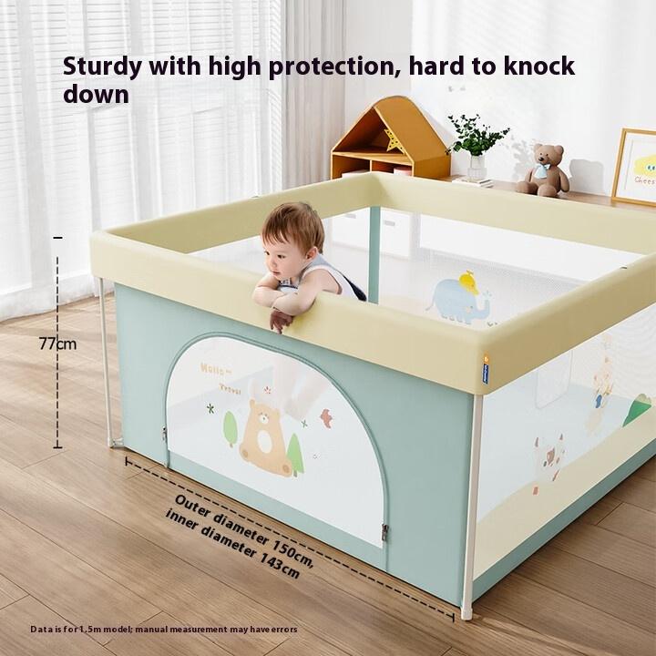 Baby fence Free installation of climbing mat guardrail on the ground Living room fence One-click folding indoor children's game park