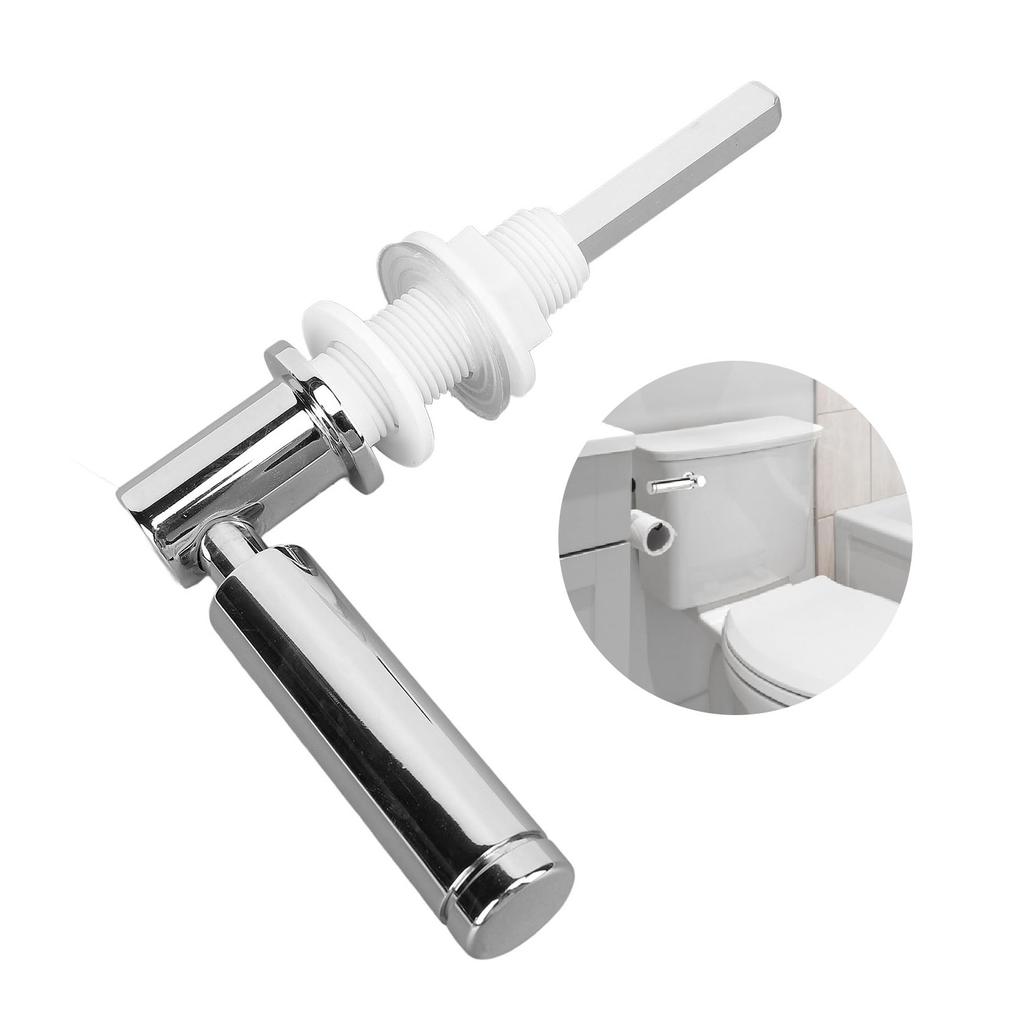 Toilet Flush Handle Replacement Kit Toilet Handle Replacement Toilet Cistern Lever Arm with Chain Ad