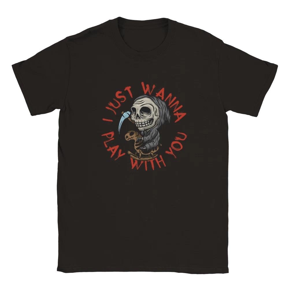 I Just Want to Play with You - Spooky - Halloween - Classic Unisex Crewneck T-sh XL