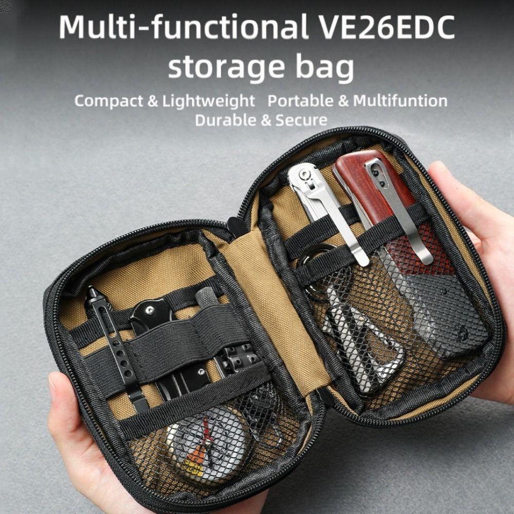 Sundries Bag EDC Organizer Pouch Tool Pocket Tool Storage Bag EDC Pouch Pocket  Hiking Accessories