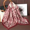 Fashion Print Silk Hairbands Scarf Women  Spring New Elagant Floral Bandana Neck Kerchief Head Bands Foulard Female Scarfs