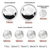For BMW 5SF1117pcs 45mm 68mm 74mm 82mm Car Logo Front Hood Emblem rear boot badge for BMW E63 E64 E68 F03 F04 F15 E71 E72 E70 E83 E84 E92 E93
