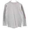TOGA VIRILIS Long sleeve T-shirt 44 Gray x Red x Blue Men's Used