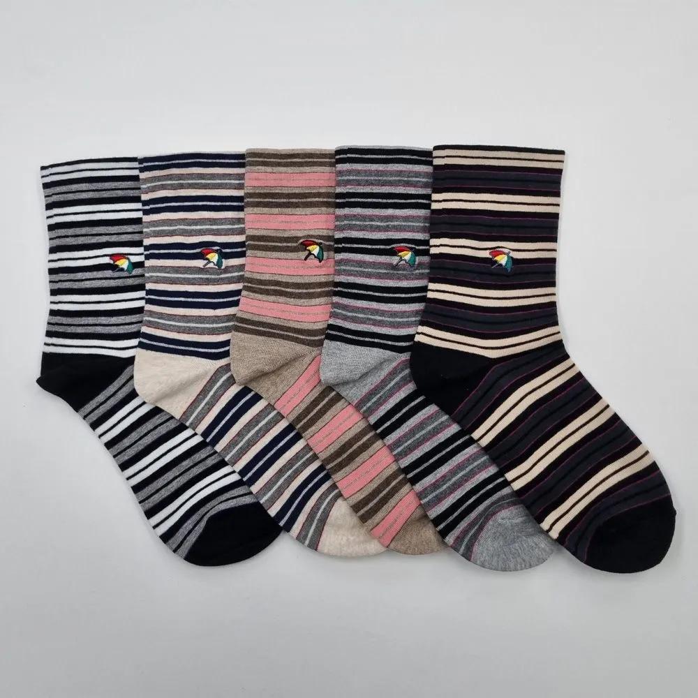 Arnold Palmer Non-compression Anti-Tightening Women's Mid-Length Socks 5 Pairs