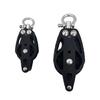 35mm/50mm Lifting Single Pulley Roller,304 Stainless Steel Single Wheel Pulley Lifting Rope Pulley Block for Kayaks