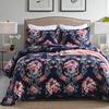 European Style Pure Cotton Twill Bedspread Set - Includes Air Conditioning Quilt and Quilted Bed Sheet