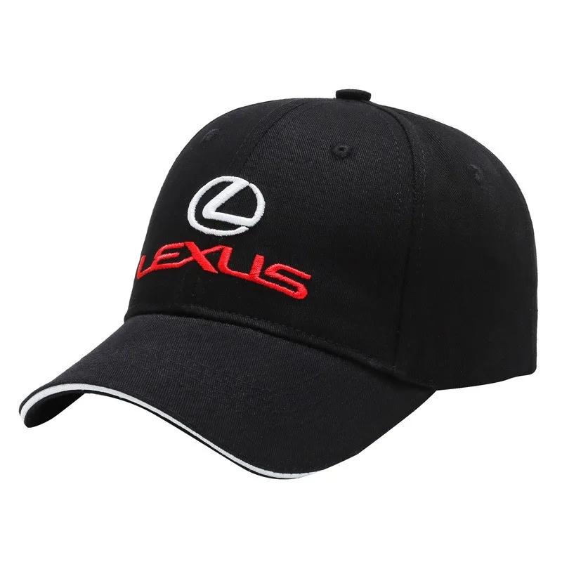 For Lexus F SPORT ES RX NX CT GS RC HS LS UX LM LX GX LC RZ IS Car Logo Snapback Baseball Cap Adjustable Casual Hats Embroidery
