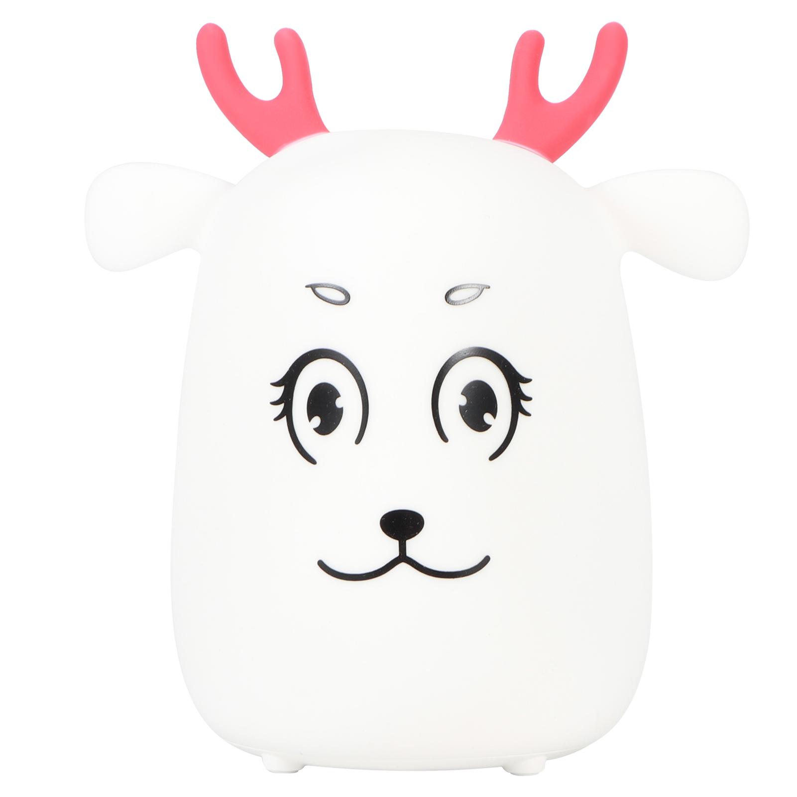 

Innovative Cute Deer shaped Silicone Night Light USB Rechargeable Pat Lights for Home Bedroom