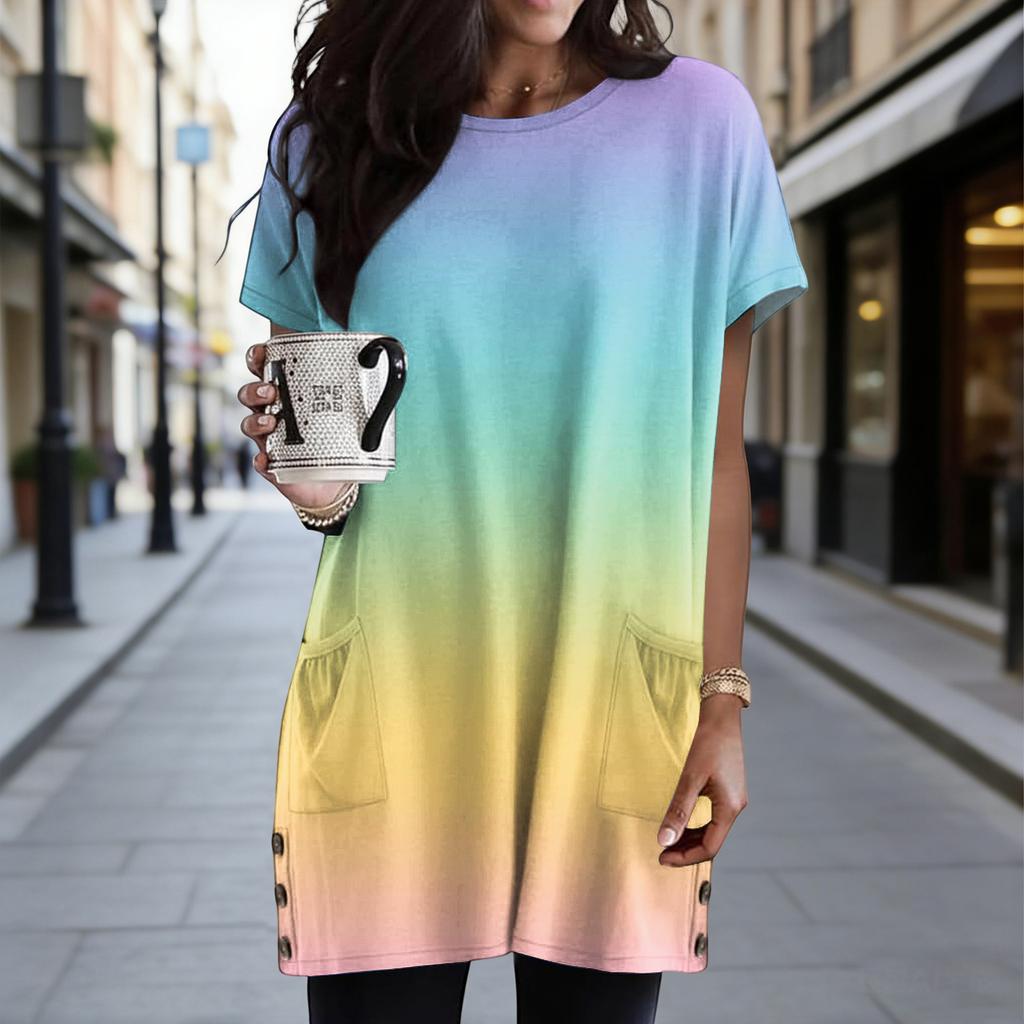 Top casual ampio alla moda da donna