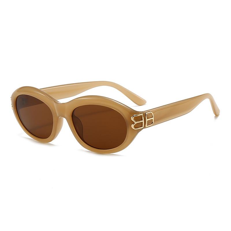 Fashion Ol Cat Eye Sunglasses With Uv400 Protection For Summer Outings