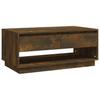 Coffee Table Smoked Oak 102.5 x 55 x 44 cm Wood Based Material