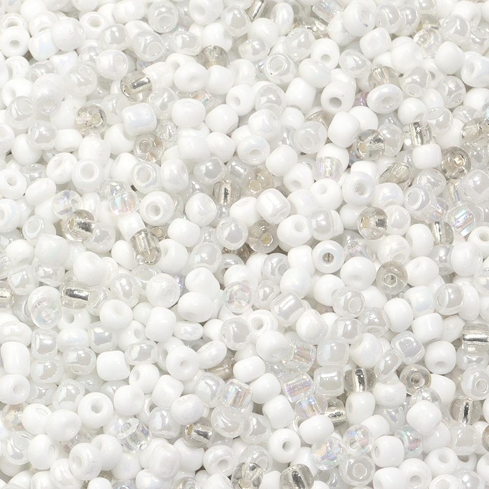 4mm Skleněné rýžové korálky smíšených barev pro DIY šperky náušnice