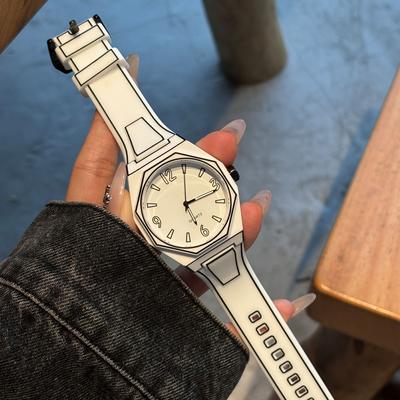 High-Value Line Animation Watch Female Couple Junior High School Student Male Sports Personality Creative Quartz Watch