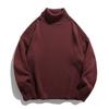 Japanese Style Men's Solid Turtleneck Sweater Autumn Winter Loose Casual Knitwear