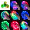 Kristall leuchtende LED-Licht Fidget Spinner Hand Top Spinner leuchten im Dunkeln EDC Stressabbau Spielzeug Kinetisches Gyroskop für Kinder