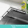 Punch-free Sink Corner Rack Anti-rust Sink Drain Shelf  Cleaning Supplies Storage