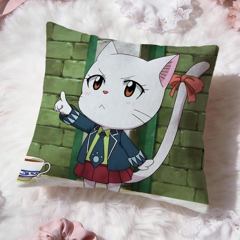 

f-FAIRY TAIL anime Cushion Cover Premium Comfort Reversible Pillow Cove -Two in One Design for Any Room & Car Interior 30cmx30cm