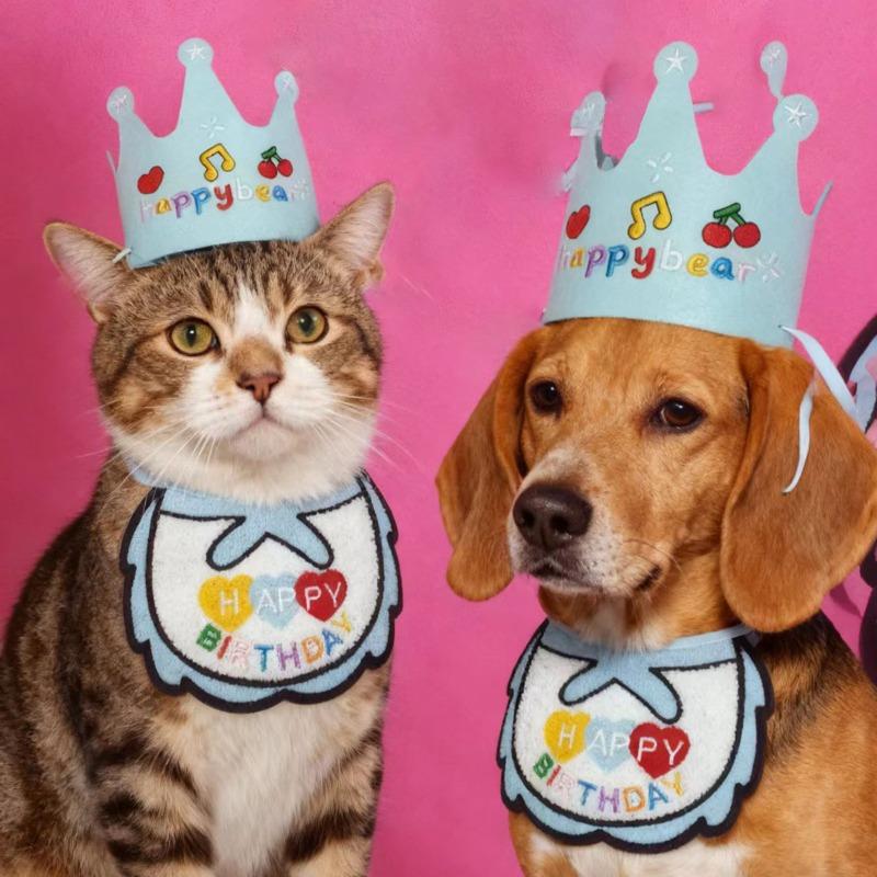 Dog Cooling Towel, Cat Bib, Cat Headband, Cat Crown Hat, Pet Supplies