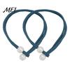 Curtain Tie 1 Pair Tiebacks for Drapes, Adjustable Rope Backs, Faux No Drill Buckles Pearls Cord Buckle Holder Home Hotel Office Window Drapery