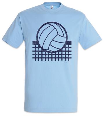 Volleyballnetz T-Shirt Spieler Leidenschaft Liebe Sucht Ballplatz Feld