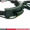 Meiteke Dual PTT Noise Cancelling Throat Mic Headset with Finger PTT and Retractable Vibration Mic.