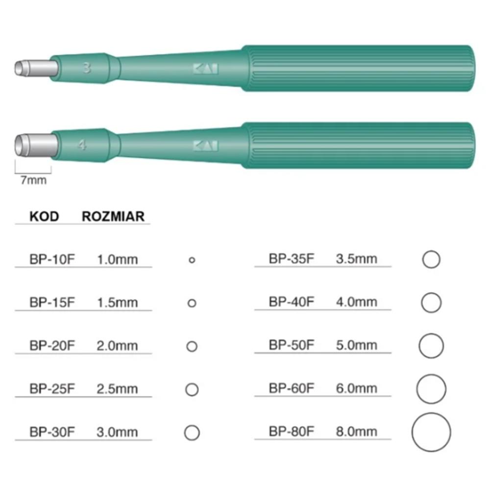 Biopsy punch 6 Biopsy Punch Kai 1 pc
