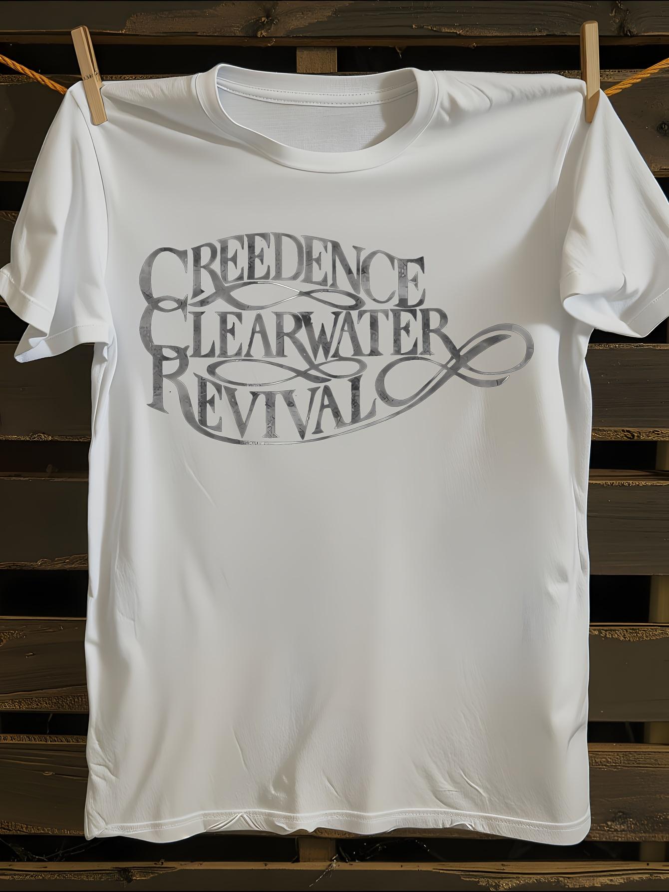 Creedence Clearwater Revival Official Vintage Logo T-shirt XL