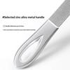 Stainless Steel Diamond Grit Nail File Hypoallergenic Durable Manicure Tool for Natural Acrylic Gel Nails Grooming