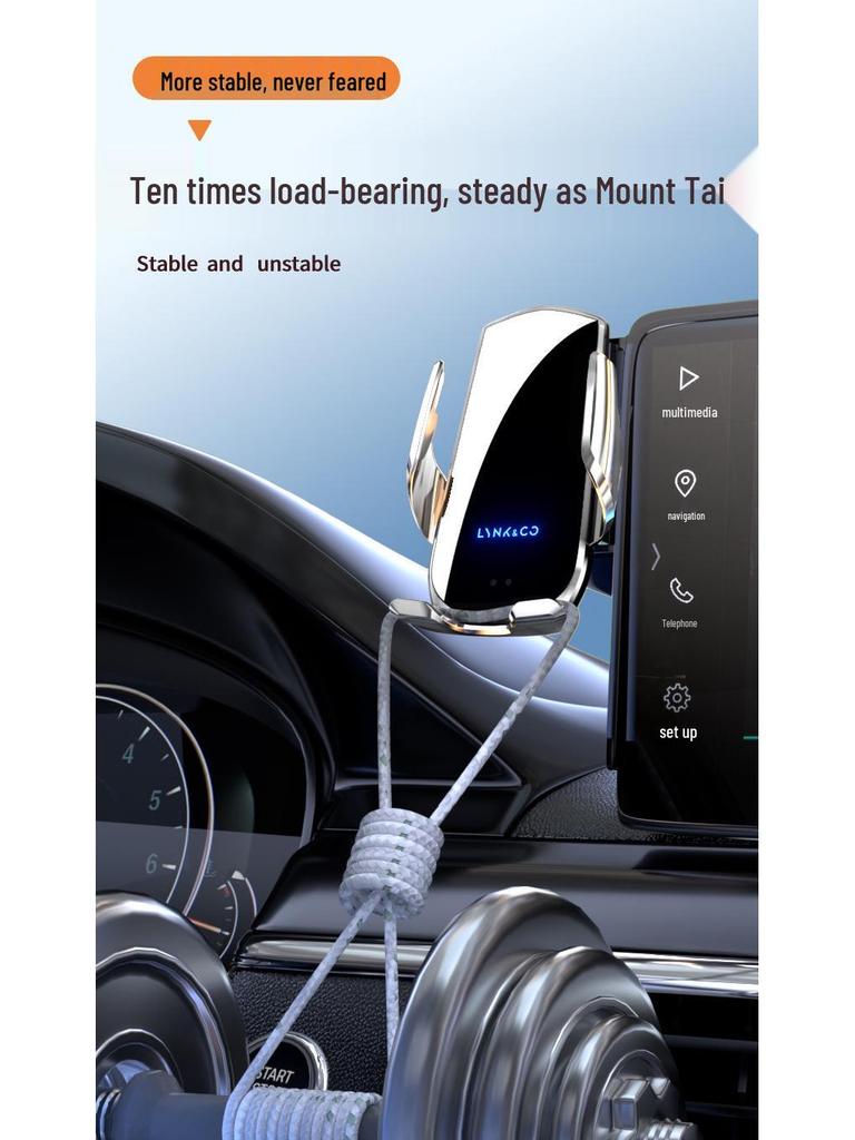 Support de téléphone de voiture dédié Lynk & Co 08/07/Z10 EMP/PLUS 2024 - Support de navigation modifié.