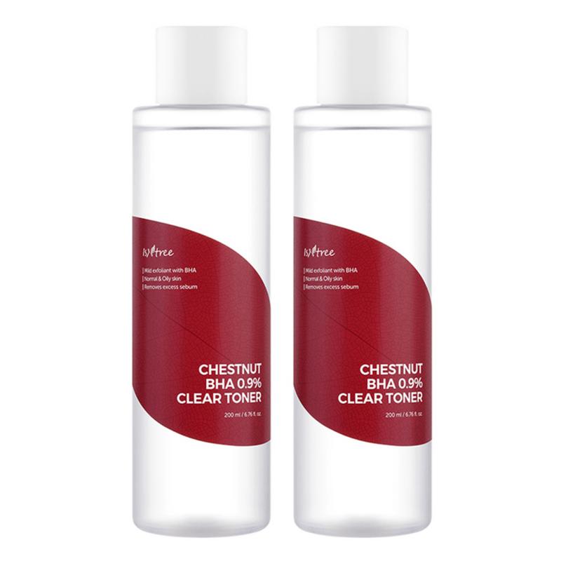Isntree Chestnut BHA 0.9% Clear Toner, 200ml, 2 Pcs