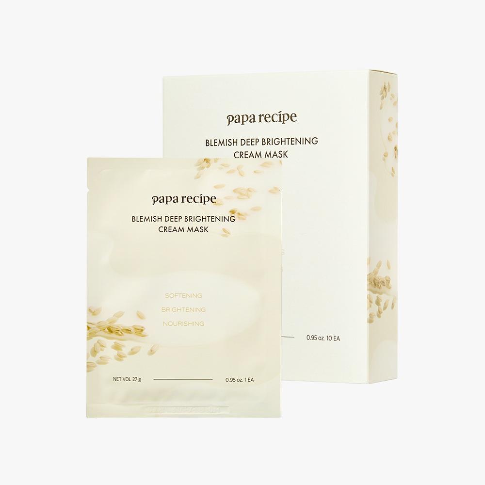 PAPA RECIPE Blemish Deep Brightening Cream Mask (10 sheets)