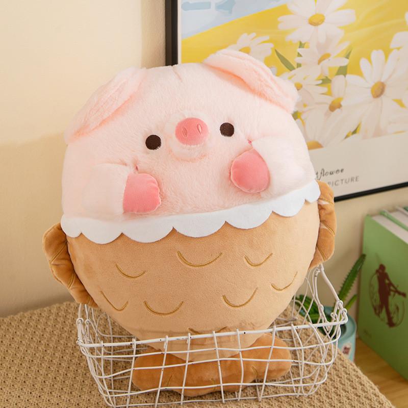 Plush Toy Fish Snapper Doll Pig Sleep Companion Animal Stuffed Birthday Gift