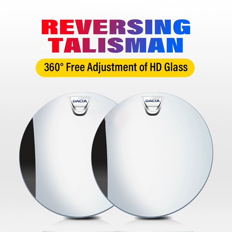 

2Pcs 360 Degree Adjustable Car Blind Spot Rear View Mirror Wide Angle For Renault Dacia Kangoo 2 Koleos 1 Modus Kadjar Captur Megane 1 2 3 4 Dacia