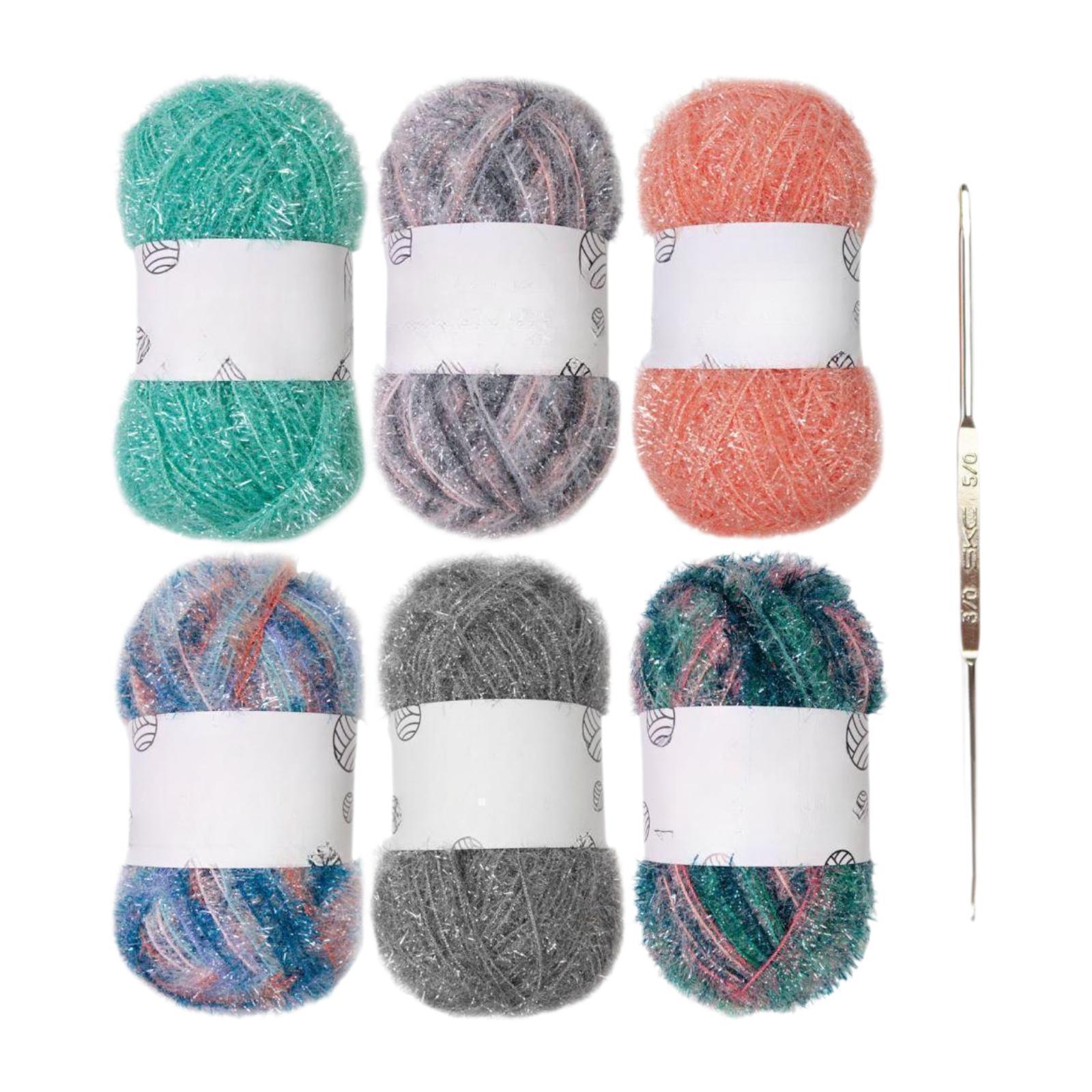 

Scrubby Yarn Washable Multipurpose Lightweight Knitting Yarn for Dishcloths Tableware Scrubbing Cloths Bath Towels Boys Girls