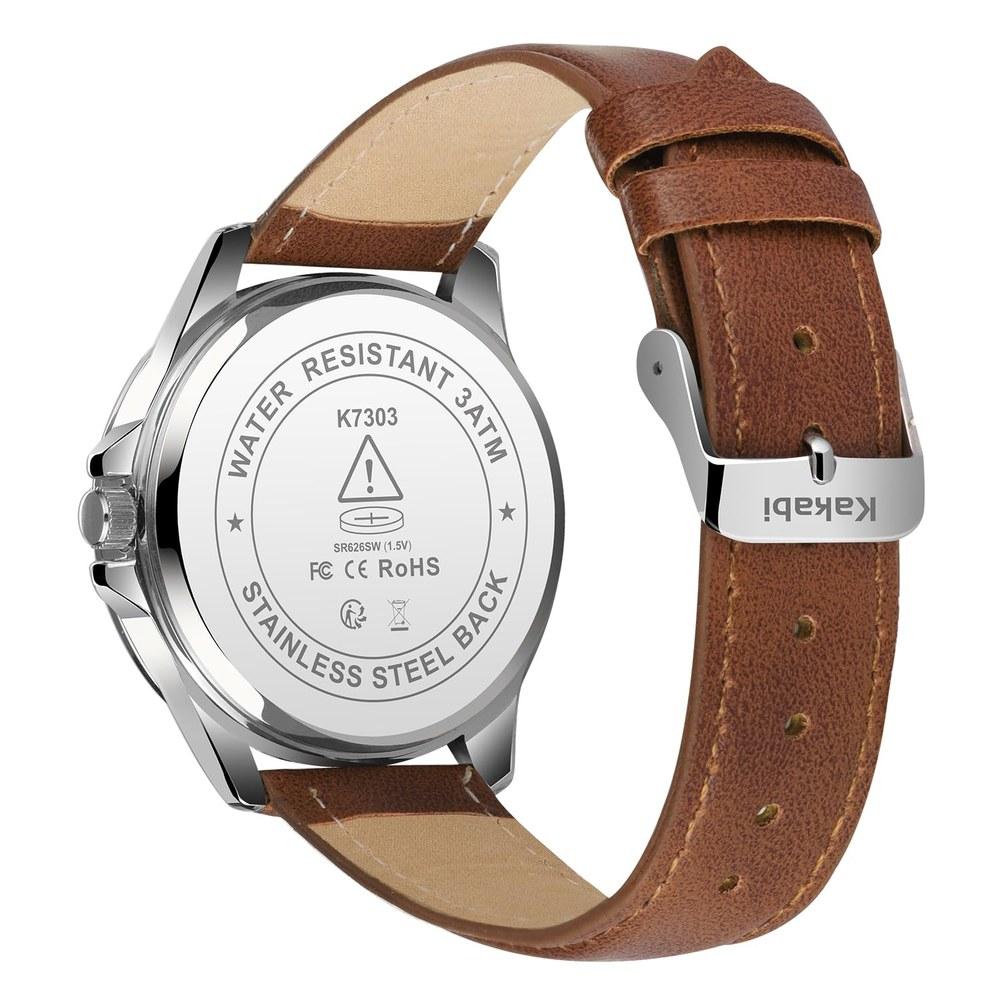 BEN NEVIS Men's Leather Casual Watch Date Display Waterproof Analog Quartz Stylish Unisex Business Daily Use