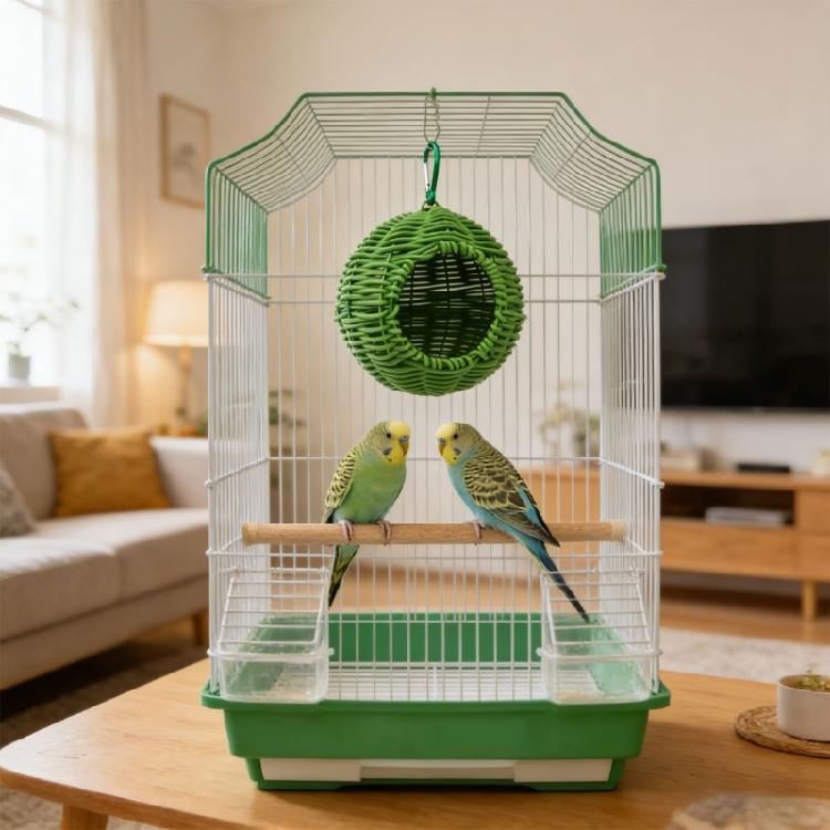 Portable Plastic developed Bird House Creating Warm Space For Various Small Bird Breeds