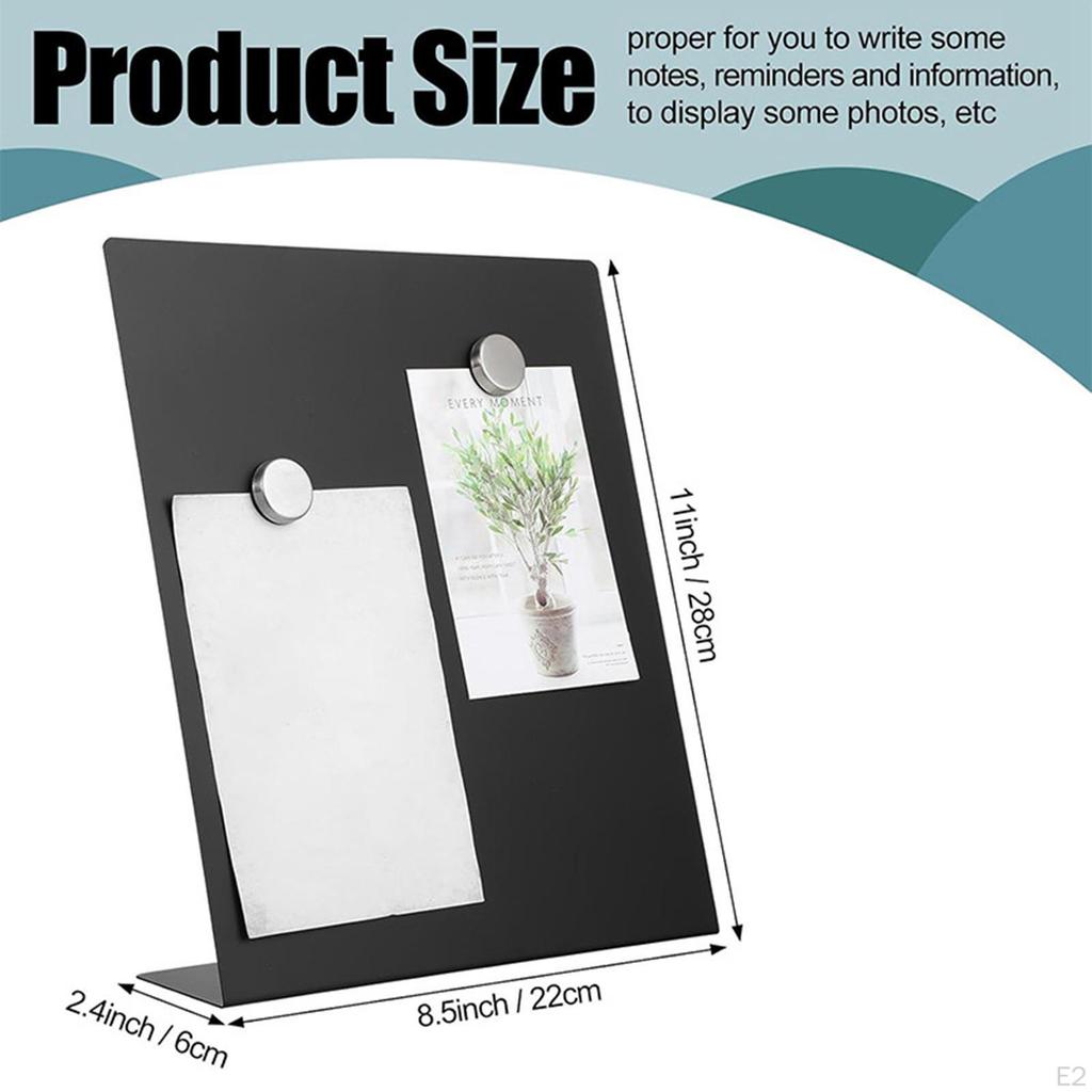 Bulletin Board Memo Desktop Home Decor Dry Erase Chalkboard Easel for Classroom Bedroom Office