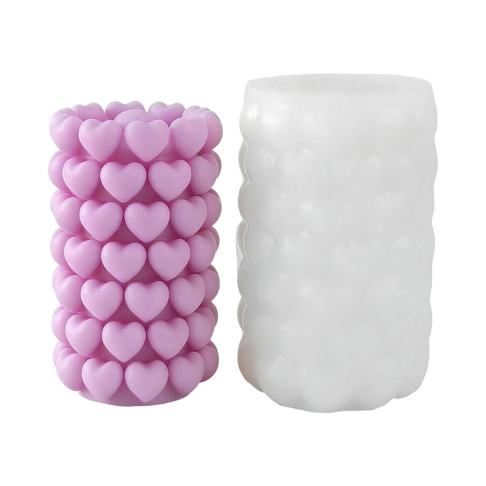 

Modern Heart Shaped Candle Mold Set With Easy Release Feature For Valentine s Decors