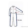 JinBaiQi Long Sleeve Anti-Static Work Jumpsuit