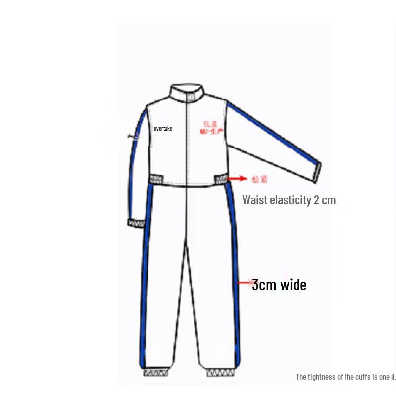 JinBaiQi Long Sleeve Anti-Static Work Jumpsuit