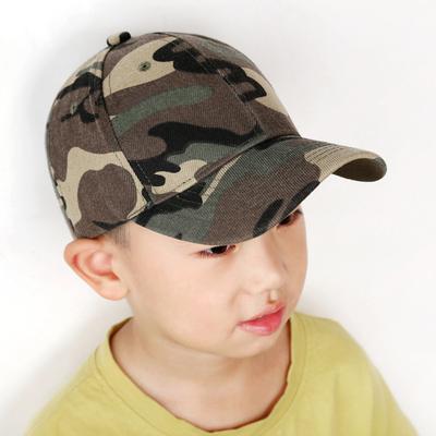 Neue Sommer Kinder Baumwolle Student Camouflage Hüte Dschungel Jagd Caps Baby Junge Mädchen Hip-Hop Einstellbare Baseball Caps