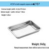 Di Rui En Stainless Steel Magnetic Rectangular Kitchen Trays