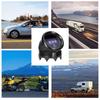  52mm LED Digital Oil Temperature Gauge with Alarm Function Sensor for Car Truck Motorcycle 12V Large Font Display ABS Housing 