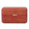 Wood Case for WF‑1000XM4 Earbuds Wooden Wireless Earbuds Protective Case Cover Shockproof Hand Polished