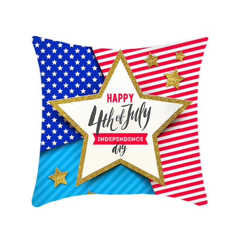 New Style Pillow Statue of Liberty Bald Eagle Printed Plush Sofa Pillow