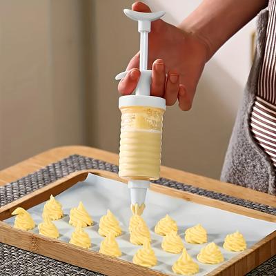 New 8 Pipe Nozzles With Syringe Plastic Cream Baking Nozzle Dispenser Icing Pastry Cream Tips Pastry Tube Decoration Tool