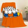 Kawaii MMiffyS Blanket Soft Throw Blanket for Home Bedroom Bed Sofa Picnic Travel Office Rest Cover Blanket Gift